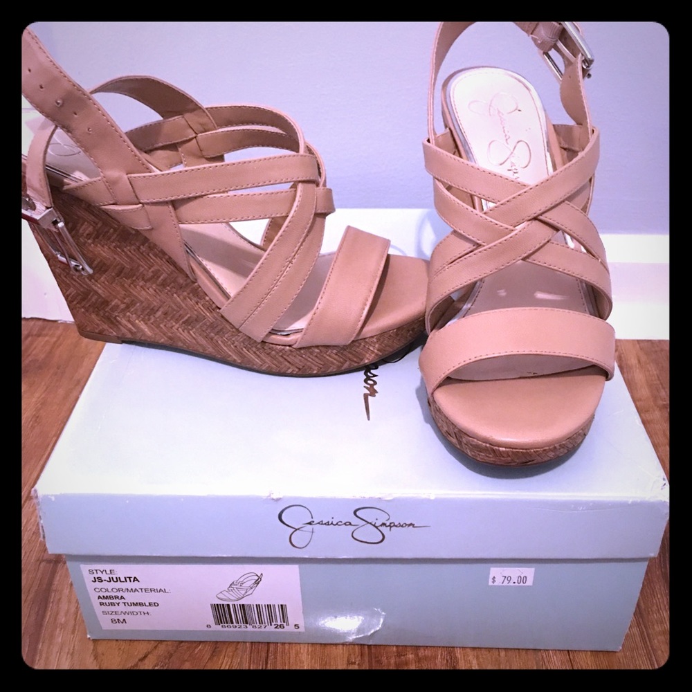 Nude Wedges